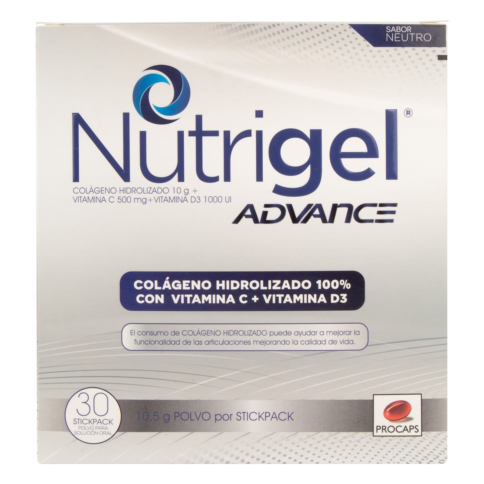 NUTRIGEL ADVANCE NEUTRO 30 UND PC